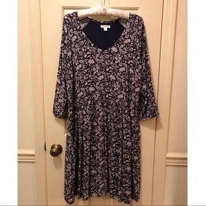 Garnet Hill Bohemian Pocket-Detail Dress